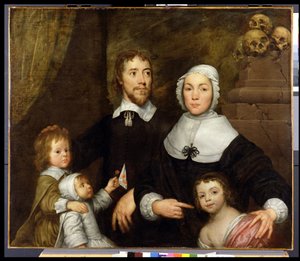 Retrato de una familia, probablemente la de Richard Streatfeild, c.1645